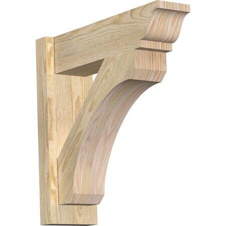 Ekena Millwork Legacy Traditional Rough Sawn Outlooker, Douglas Fir, 6"W x 20"D x 20"H OUT06X20X20LEC01RDF